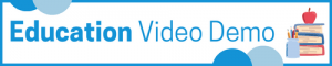 Education video demo icon