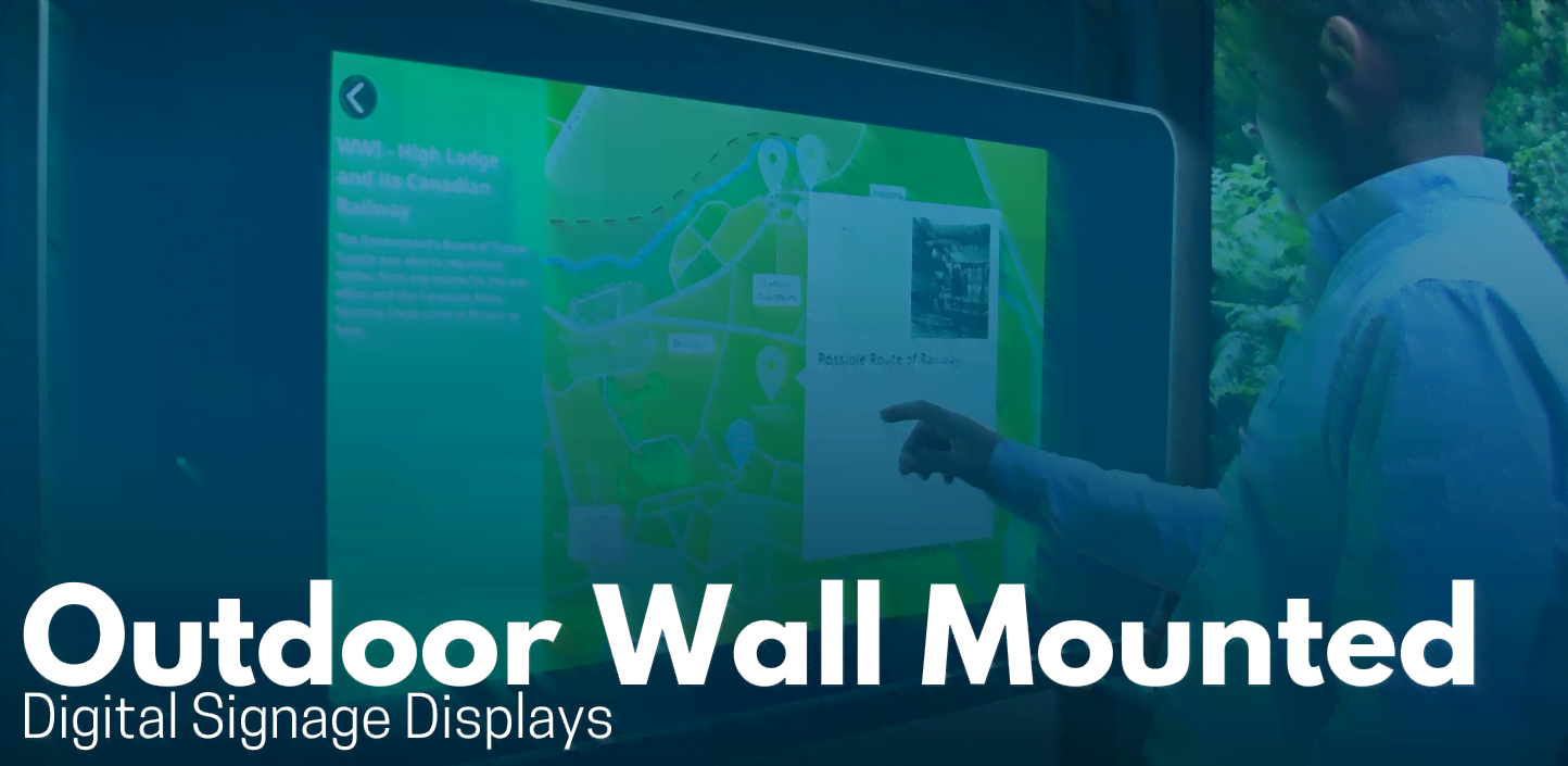 Outdoor Wall Mounted Digital Signage Displays