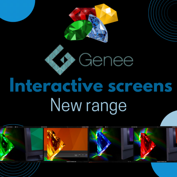 Genee New range - interactive screens